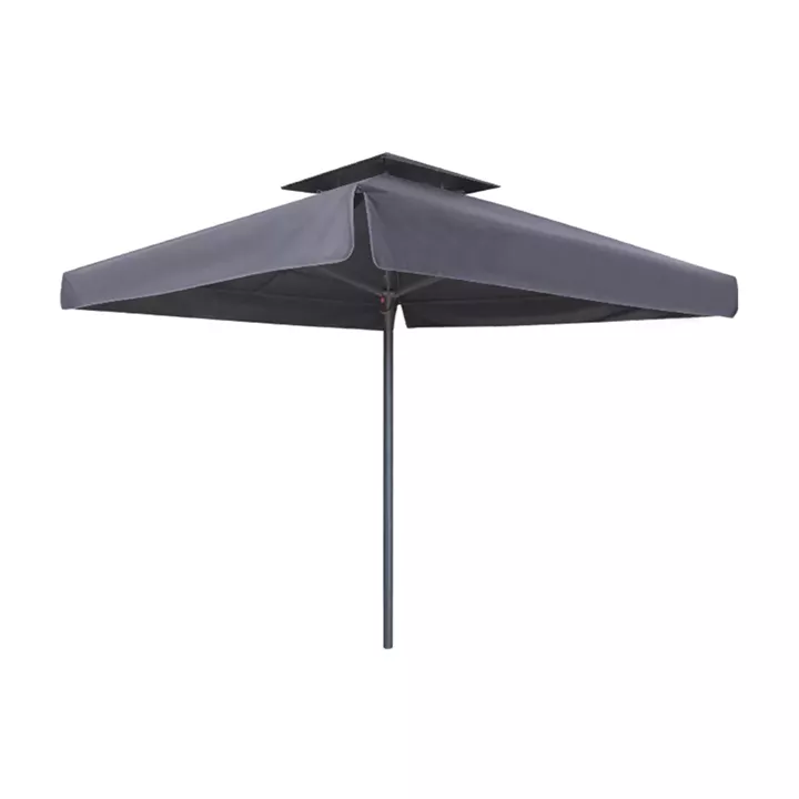 Ομπρέλα επαγγελματική Juno Megapap τηλεσκοπική αλουμινίου χρώμα ανθρακί 3,5x3,5m.