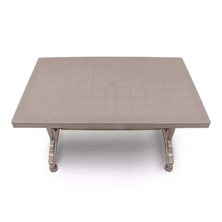 Τραπέζι πολυπροπυλενίου Callan Megapap χρώμα cappuccino 120x70x73εκ.