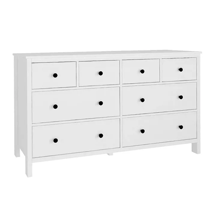 Συρταριέρα - Μπουφές μελαμίνης Sabina Megapap χρώμα λευκό 160x50x96εκ.