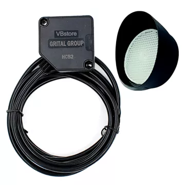 Grital PFR-80 HD φωτοκύτταρο ασφαλείας με ανακλαστήρα, ασύρματο, έως 16m, IP67, VBstore