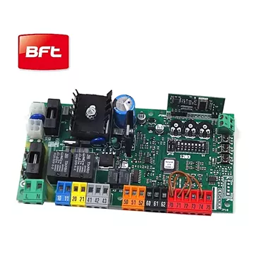 BFT HAMAL 24V/70W ηλεκτρονικός πίνακας για συρόμενη γκαραζόπορτα, ενσωματωμένος δέκτης, έως 64 τηλεχειριστήρια, auto-close, άνοιγμα πεζών, υποστήριξη φωτοκυττάρων