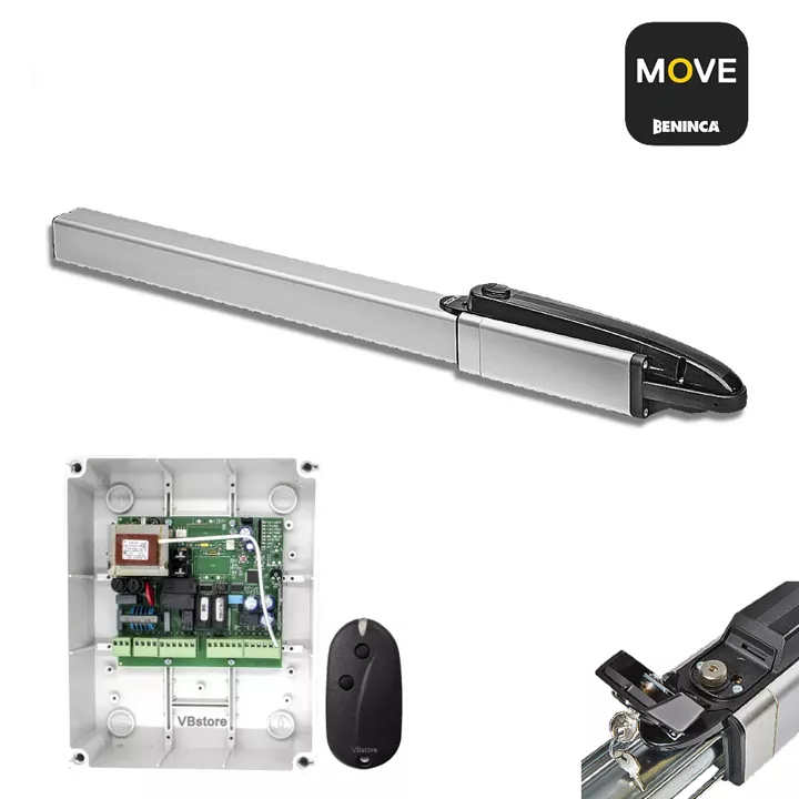 BENINCA HYDRO HD 35 AC | Υδραυλικό μοτέρ μονόφυλλης ανοιγόμενης γκαραζόπορτας και 1 τηλεχειριστήριο