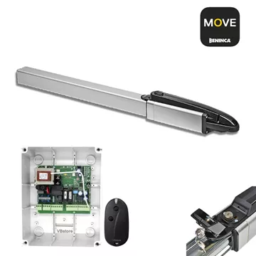 BENINCA HYDRO HD 35 AC υδραυλικό μοτέρ μονόφυλλης έως 3,5 m 500 kg, IP55, με πλακέτα και 1 τηλεχειριστήριο, VBstore