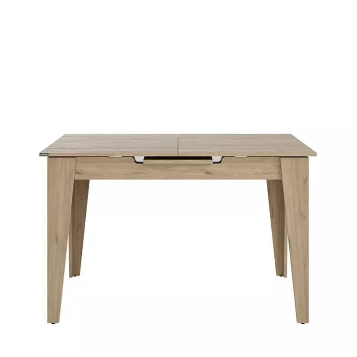 Τραπέζι Trendline Megapap επεκτεινόμενο χρώμα oak 120/150x70x75εκ.