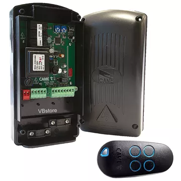 CAME ZR24N 1T πίνακας ελέγχου για ρολά/τέντες έως 600W, ενσωματωμένος δέκτης, auto-close, γρήγορη ρύθμιση με διακόπτες