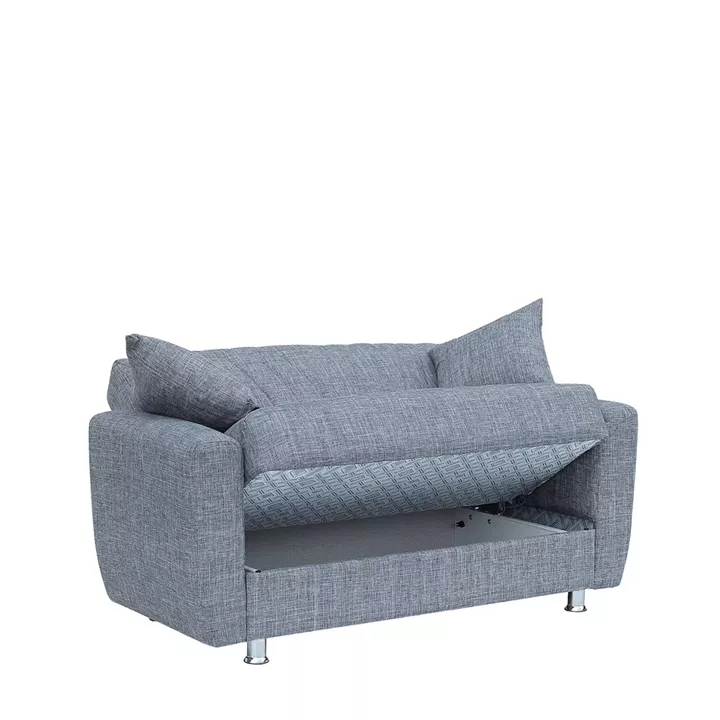 Καναπές Κρεβάτι Διθέσιος ArteLibre JUAN Γκρι 150x84x86cm