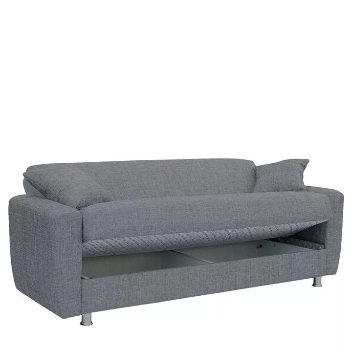 Καναπές Κρεβάτι Τριθέσιος ArteLibre JUAN Γκρι 210x84x86cm