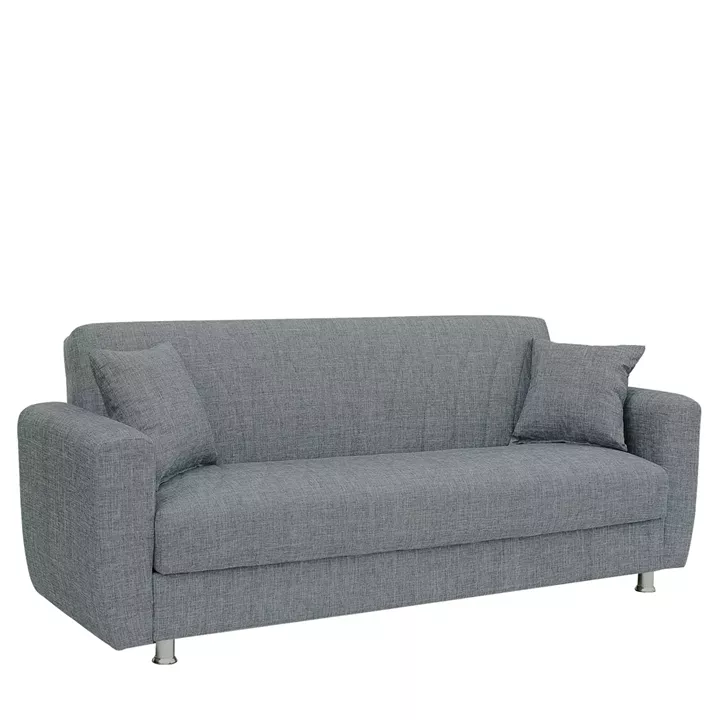 Καναπές Κρεβάτι Τριθέσιος ArteLibre JUAN Γκρι 210x84x86cm