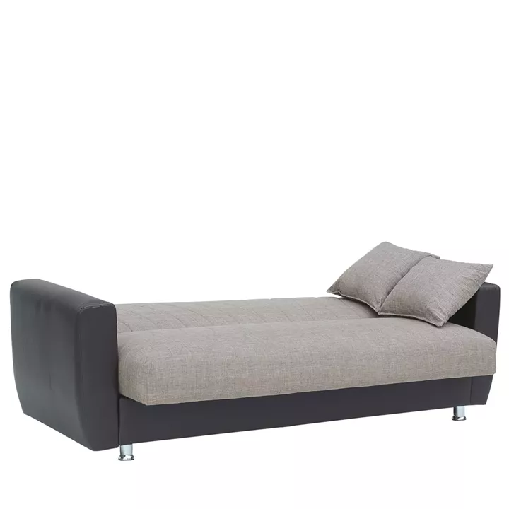 Καναπές Κρεβάτι Τριθέσιος ArteLibre JUAN Καφέ/Μπεζ 210x84x86cm