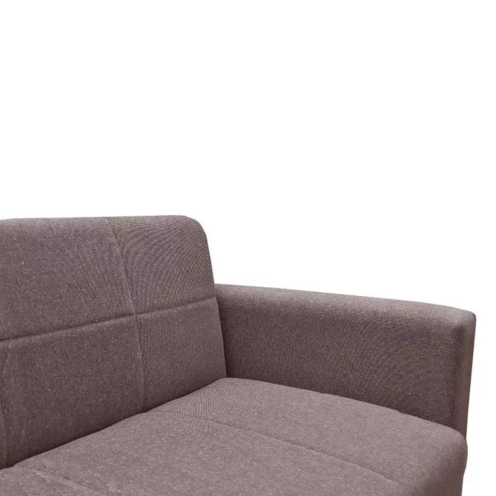Καναπές Κρεβάτι ArteLibre AMETHYST Τριθέσιος Cappuccino 214x78x78cm