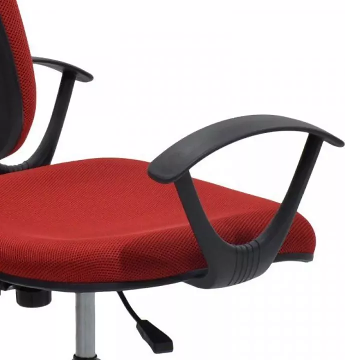 Καρέκλα Γραφείου ArteLibre ΔAΦNH Κόκκινο Ύφασμα 55x48x82-94cm