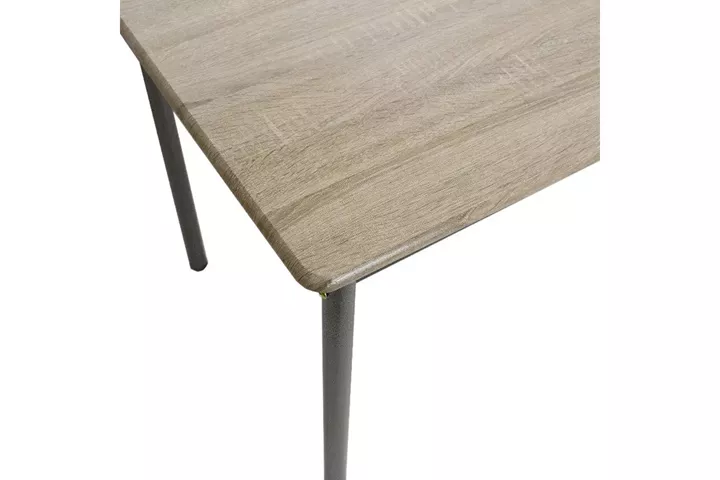 Τραπέζι Σετ (4+1) ArteLibre BLUE DAWN Sonoma 120x68x75cm