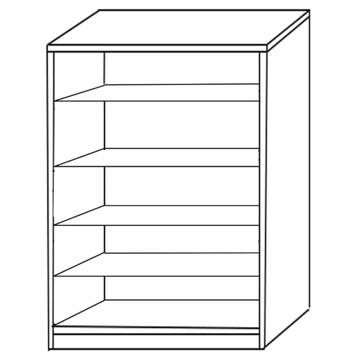 Παπουτσοθήκη ArteLibre KOKUTAN Φυσικό Χρώμα 80x33x120cm