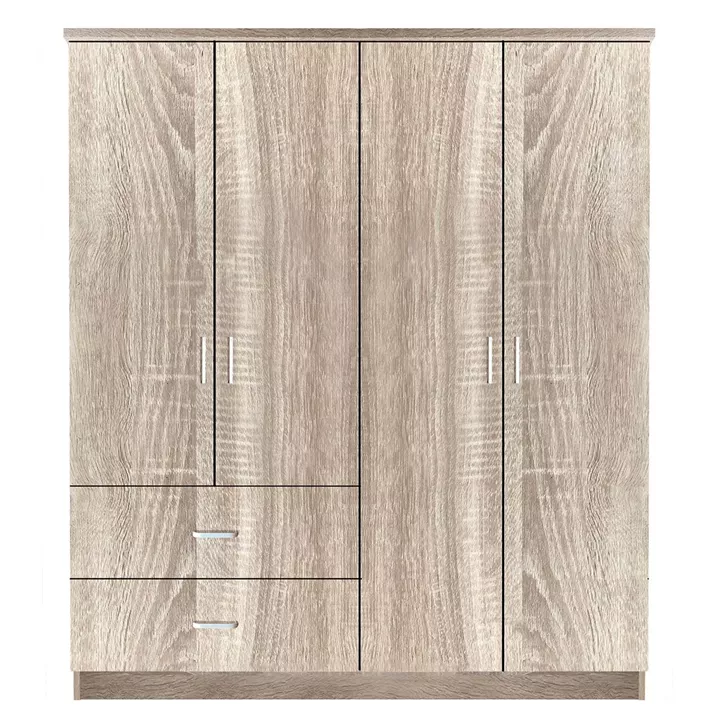 Ντουλάπα ArteLibre CANDY CANE Φυσικό Χρώμα 160x50x195cm