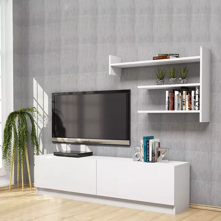 Σύνθετο ArteLibre ALPHA Λευκό 160x32x40cm