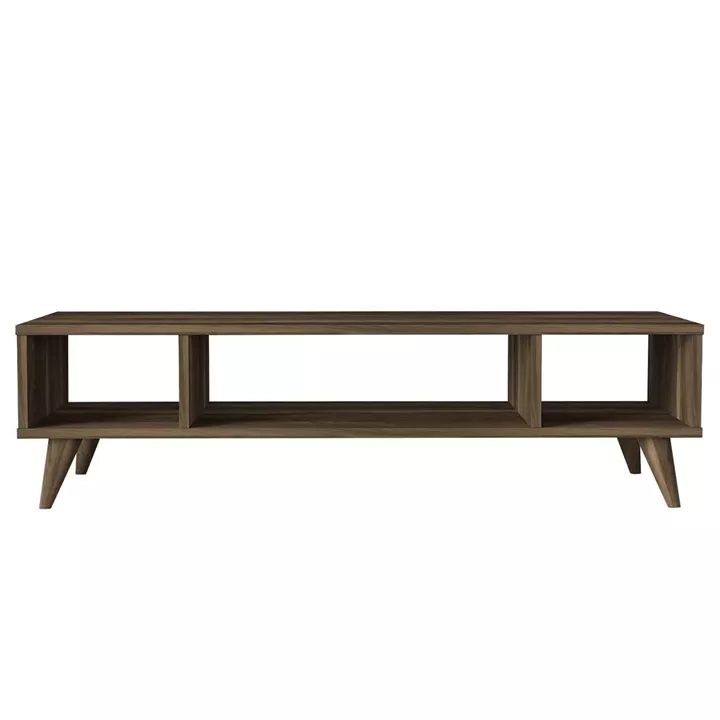 Έπιπλο Τηλεόρασης ArteLibre Samos Σκούρο Καφέ 120x35x40cm