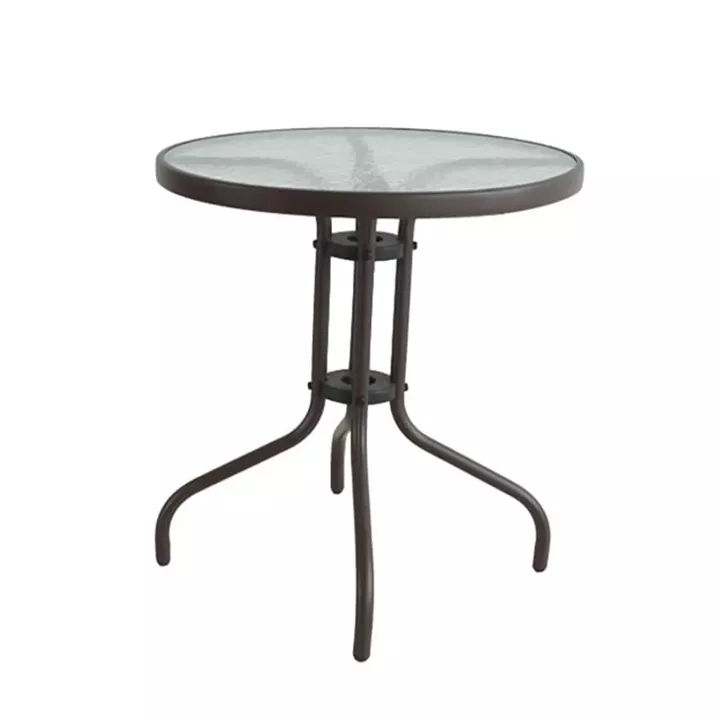 Τραπέζι Μεταλλικό ArteLibre EARTH Γκρι Φ70x70cm