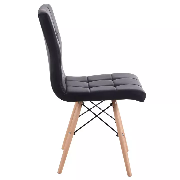 Καρέκλα ArteLibre CUPPLESSUS Μαύρο PU 43x55x86cm