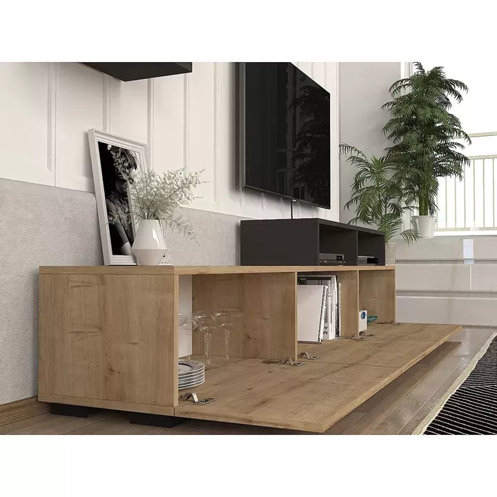 Σύνθετο ArteLibre MONTANA Sapphire/Ανθρακί Μοριοσανίδα 210x36.8x33.9cm