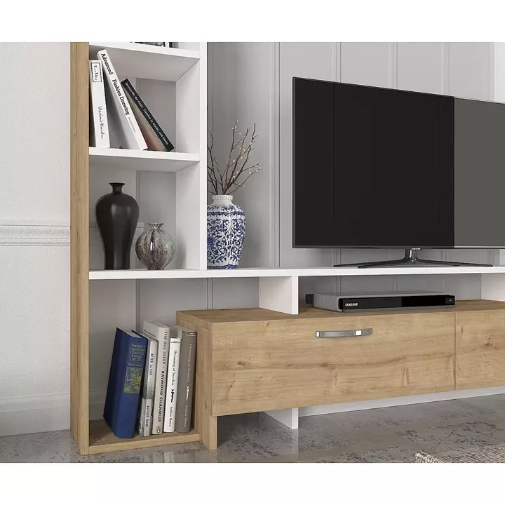 Σύνθετο ArteLibre KENTUCKY Sapphire/Λευκό Μοριοσανίδα 168x30x120cm