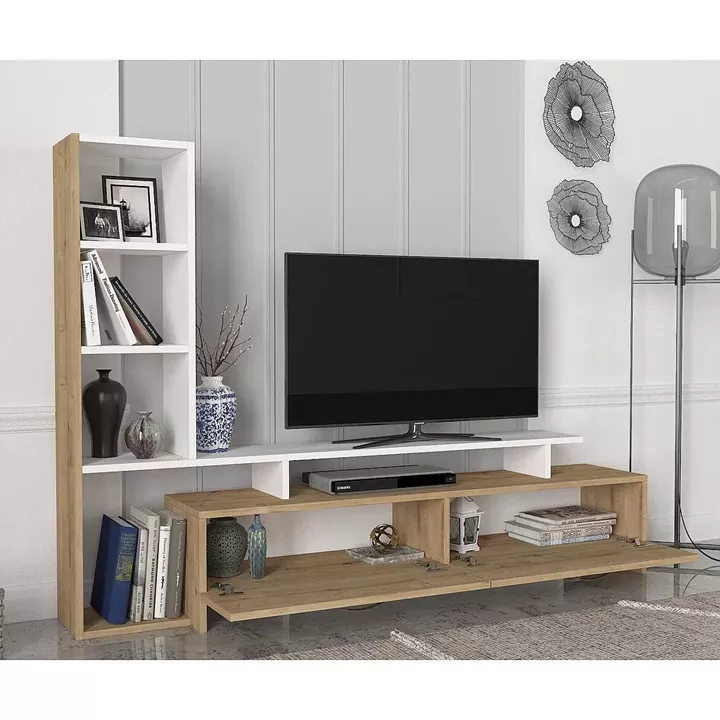 Σύνθετο ArteLibre KENTUCKY Sapphire/Λευκό Μοριοσανίδα 168x30x120cm