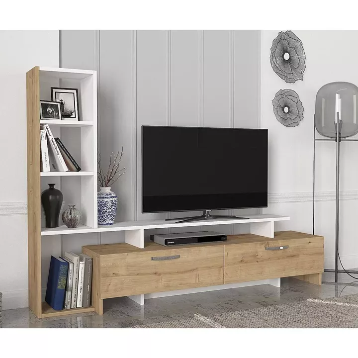 Σύνθετο ArteLibre KENTUCKY Sapphire/Λευκό Μοριοσανίδα 168x30x120cm