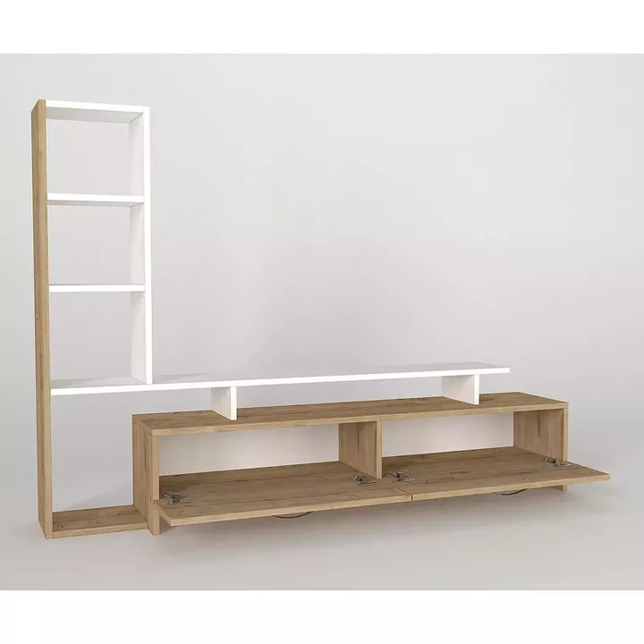 Σύνθετο ArteLibre KENTUCKY Sapphire/Λευκό Μοριοσανίδα 168x30x120cm