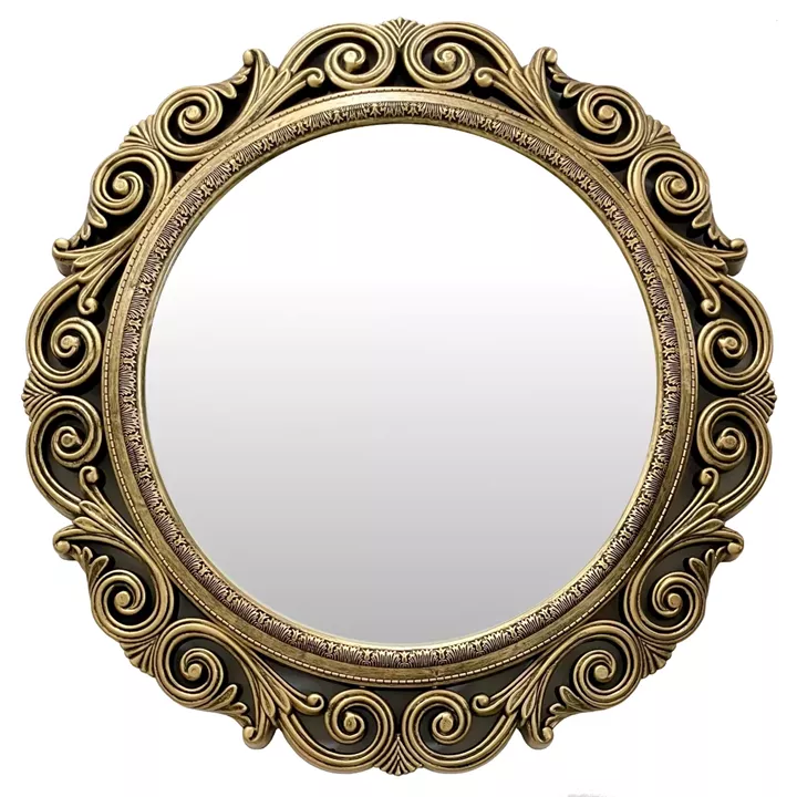 Καθρέπτης Τοίχου ArteLibre Χρυσό Πλαστικό Φ58.4x5.5cm