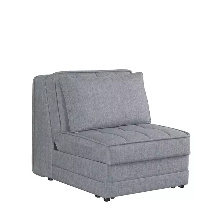 Πολυθρόνα ArteLibre MATEO Γκρι 85x110x90cm