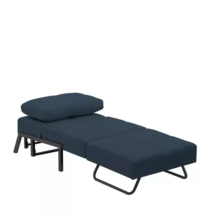 Πολυθρόνα ArteLibre OLIVER Σκούρο Μπλε 87x93x90cm