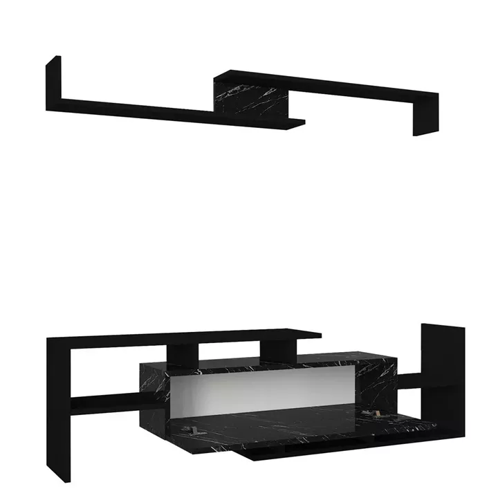 Σύνθετο Τηλεόρασης ArteLibre DREAM Μαύρο Μοριοσανίδα/Μελαμίνη 154x25x170cm