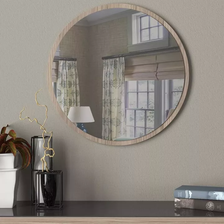 Καθρέπτης Τοίχου ArteLibre MAKUR Cordoba Μοριοσανίδα/Γυαλί 60x60cm