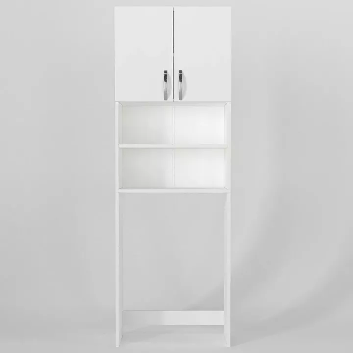 Έπιπλο Πλυντηρίου ArteLibre BIMBA Λευκό Μοριοσανίδα/Μελαμίνη 64x25x188cm