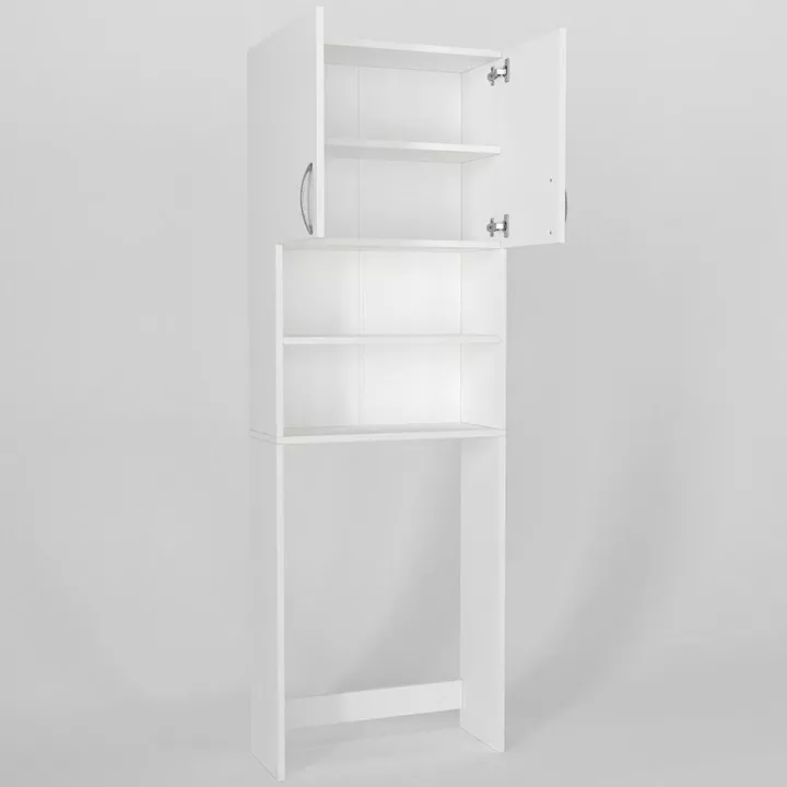 Έπιπλο Πλυντηρίου ArteLibre BIMBA Λευκό Μοριοσανίδα/Μελαμίνη 64x25x188cm