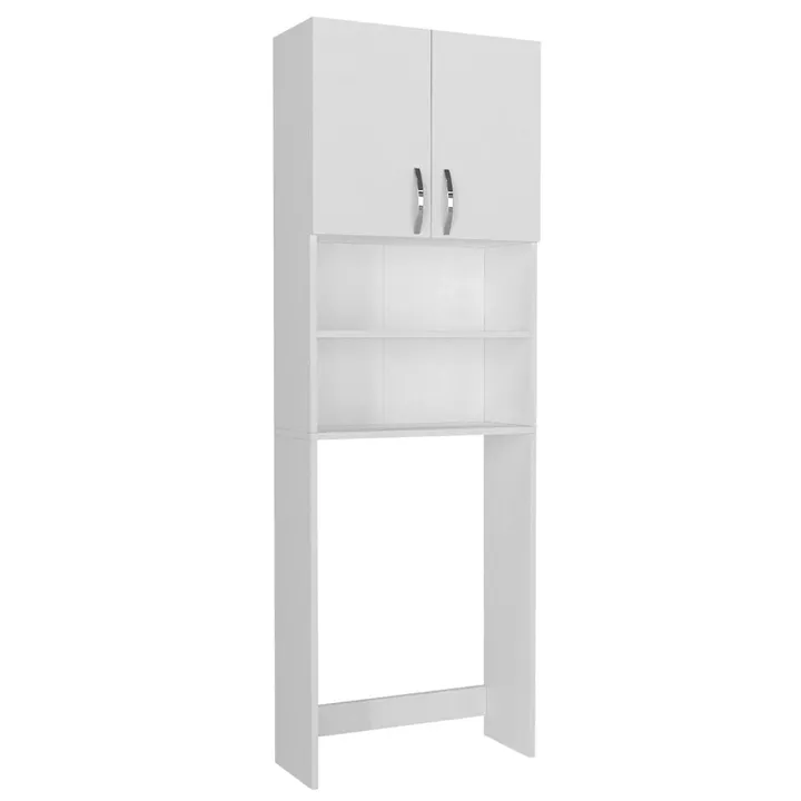 Έπιπλο Πλυντηρίου ArteLibre BIMBA Λευκό Μοριοσανίδα/Μελαμίνη 64x25x188cm