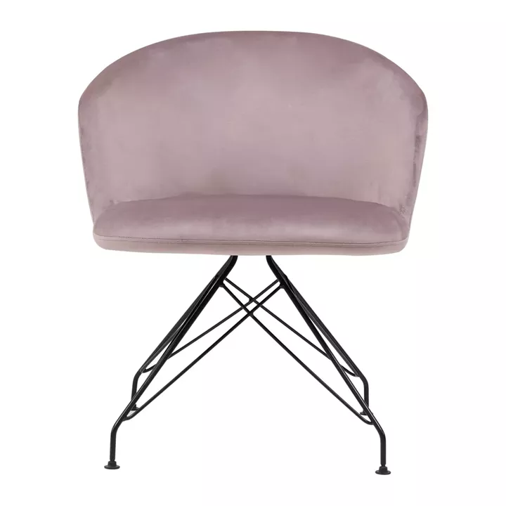 Πολυθρόνα ArteLibre JOHAN Σάπιο Μήλο Βελούδο/Μέταλλο 63x51x78cm