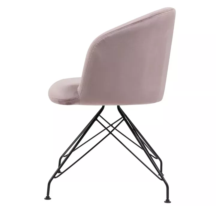 Πολυθρόνα ArteLibre JOHAN Σάπιο Μήλο Βελούδο/Μέταλλο 63x51x78cm