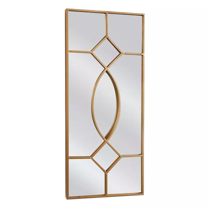 Καθρέπτης Τοίχου ArteLibre ARAGLAS Χρυσό Μέταλλο/Γυαλί 90x2x40cm