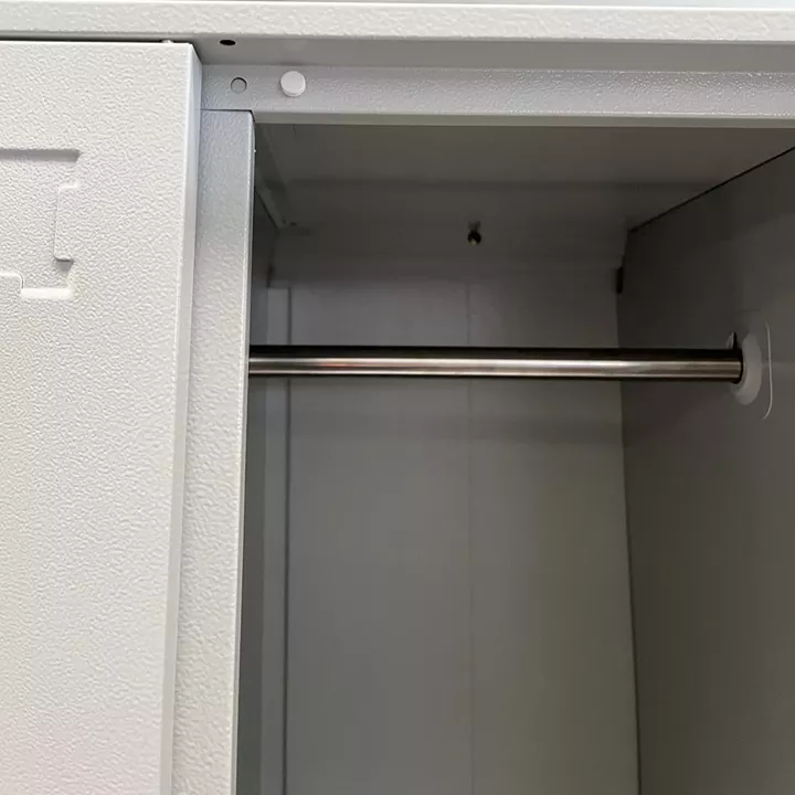 Φοριαμός ArteLibre 6 Θέσεων ELBORON Ανοιχτό Γκρι Μέταλλο 90x45x185cm