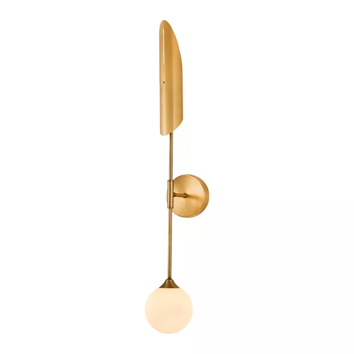 Φωτιστικό Τοίχου ArteLibre MOCHO Χρυσό Μέταλλο/Αλουμίνιο 11x80x15cm