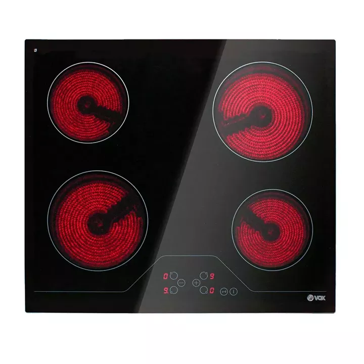 Εστία Εντοιχιζόμενη Κεραμική Μαύρο VOX EBC 400 DB