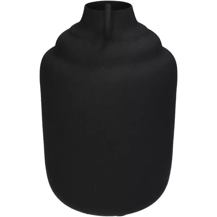 Βάζο ArteLibre Μαύρο Μέταλλο 13x13x19.5cm