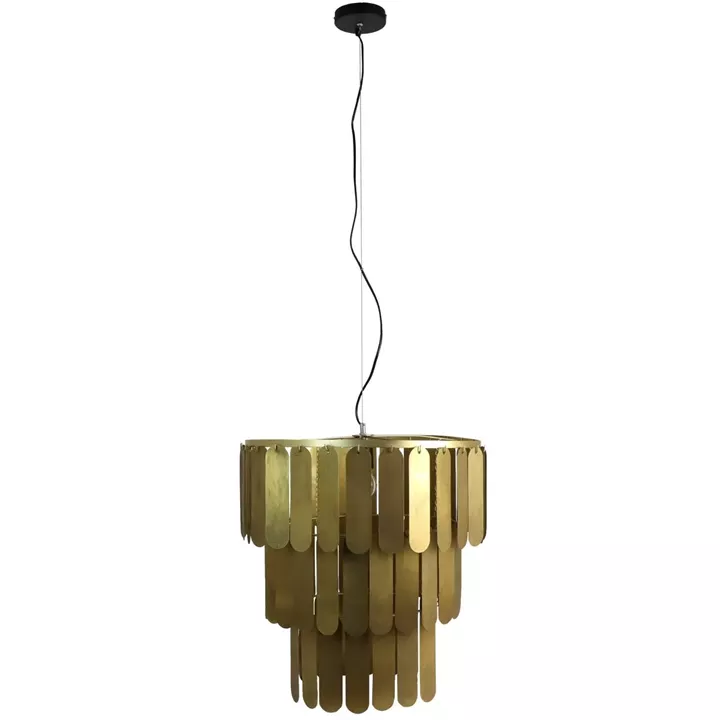 Φωτιστικό Κρεμαστό ArteLibre Χρυσό Μέταλλο 54.5x54.5x62.5cm