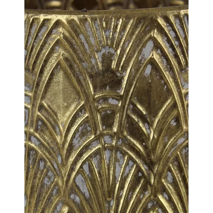 Κασπώ ArteLibre Χρυσό Μέταλλο 39x39x69cm Σετ 2Τμχ