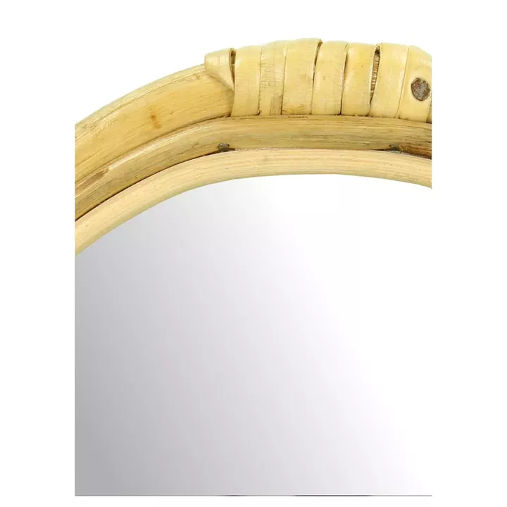 Καθρέπτης ArteLibre Φυσικό Μπαμπού 25x1.5x25cm