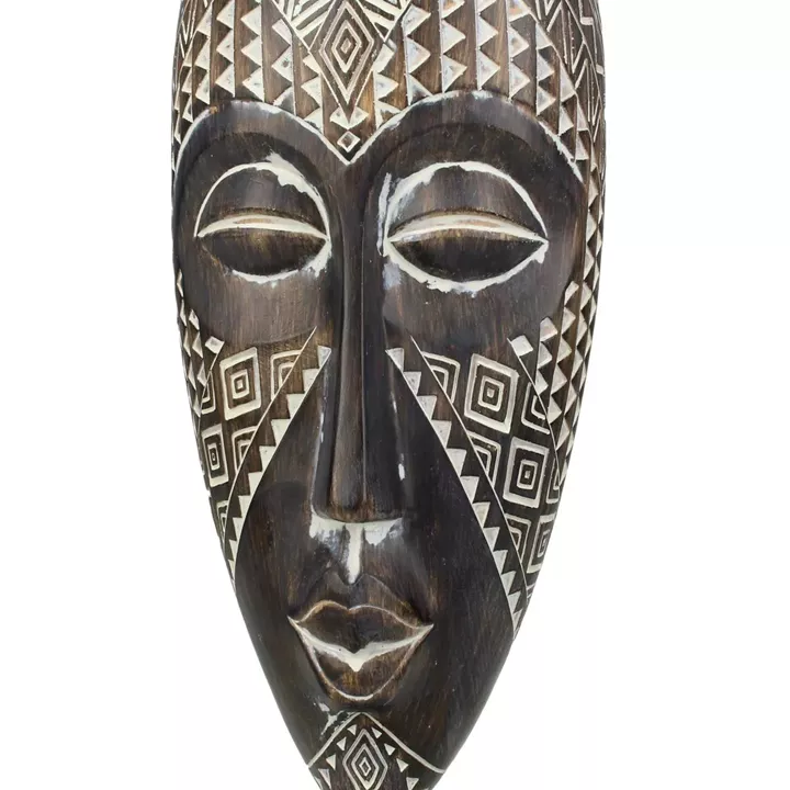 Διακοσμητικό ArteLibre Μάσκα Καφέ Polyresin 13x7.5x32.5cm