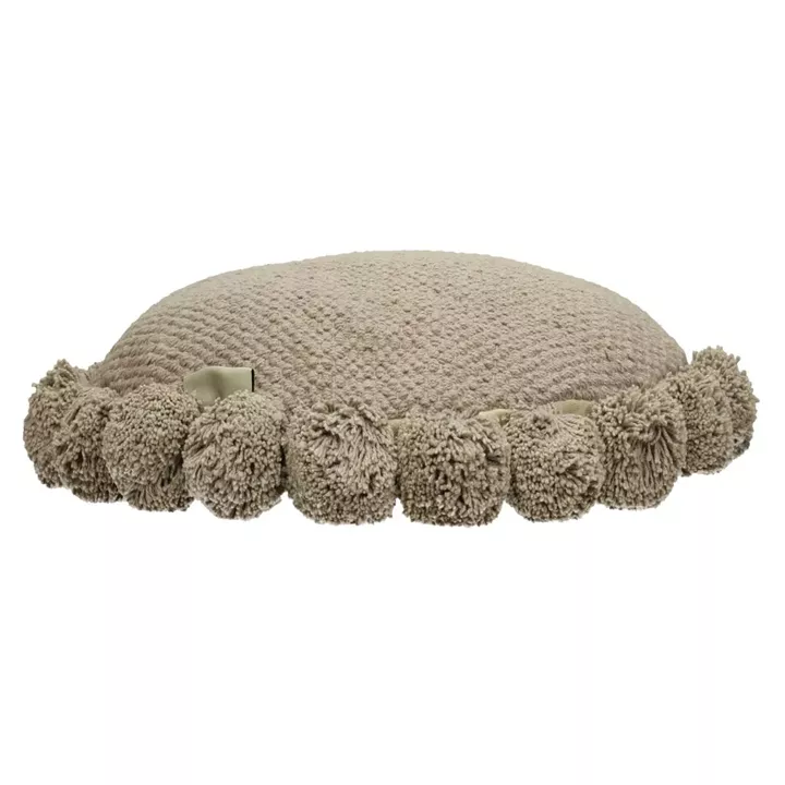 Μαξιλάρι ArteLibre Πομ Πομ Γκρι Βαμβακερό 45x45cm