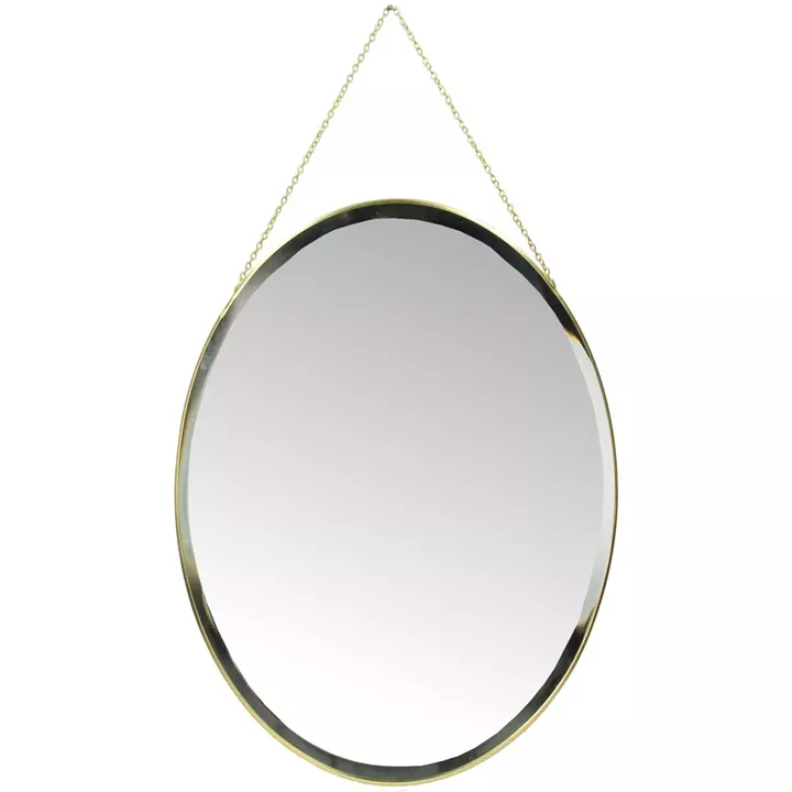 Καθρέπτης ArteLibre Χρυσό Χάλκινο 35x0.5x35cm