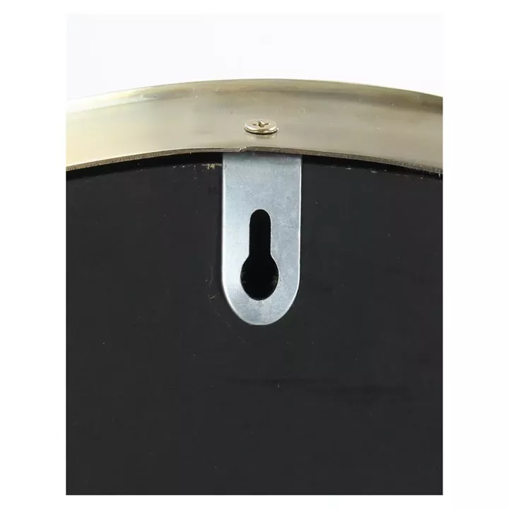 Ρολόι Τοίχου ArteLibre Χρυσό Μέταλλο 60x5x60cm