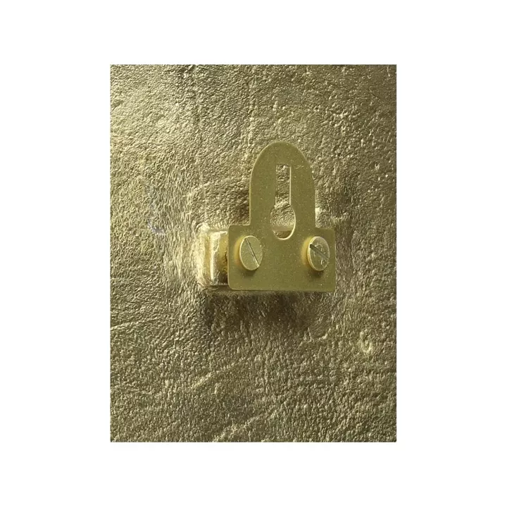 Ρολόι Τοίχου ArteLibre Χρυσό Μέταλλο 50x3x50cm